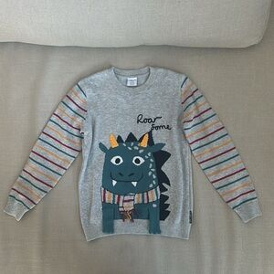 Polarn O Pyret dinosaur sweater “Roar Some”